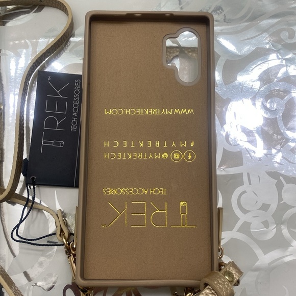 Samsung Galaxy Note 10+ Vegan Leather Crossbody Cell Phone Case - Picture 4 of 11